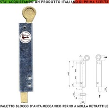 Paletto Blocco Anta Cancello