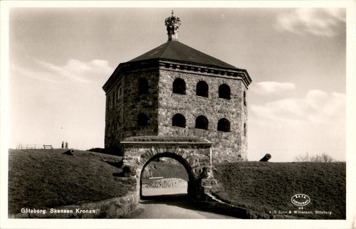 Cartolina skansen kronan - skansen,