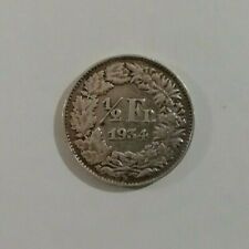 5° - 1/2 FRANCO SVIZZERO 1934