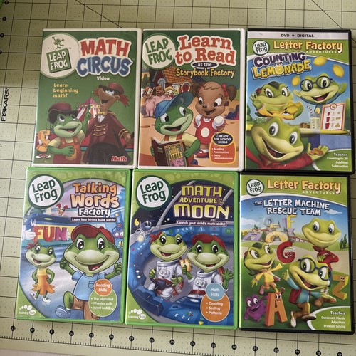 Leap frog dvds - lot, letter