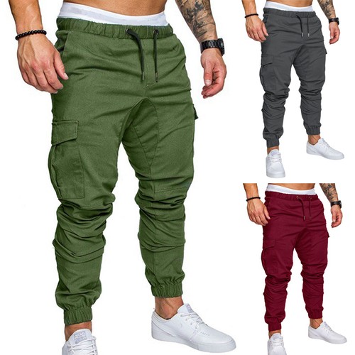 Pantaloni cargo combat uomo - pantaloni,