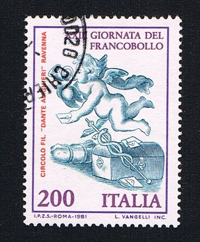 Italia francobollo giornata - italia, 1