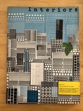 INTERIORS MAGAZINE OCTOBER 1956. Interiors, design, architecture. Olga Gueft