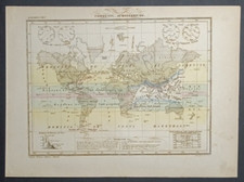 Antica mappa  Mondo Correnti