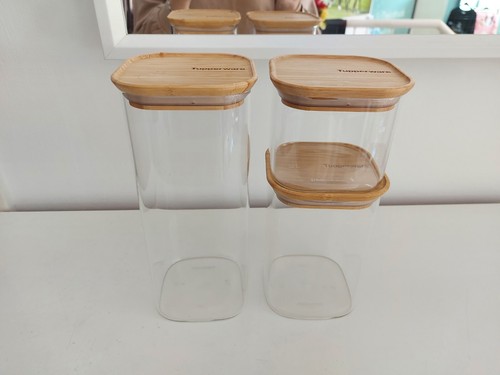 Tupperware bamboo clear - tupperware,