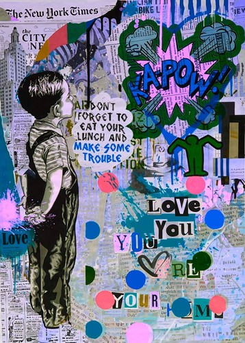 Motivo banksy love - love, home