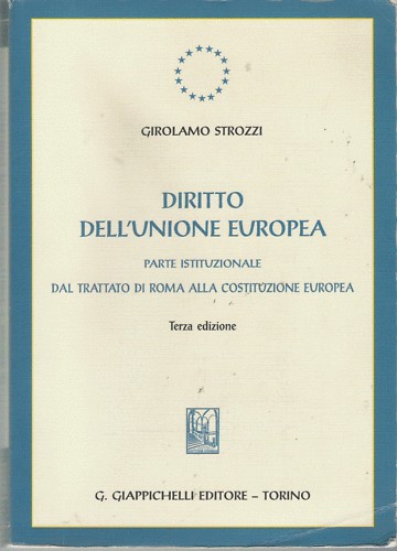 Strozzi diritto dell unione - strozzi, _diritto