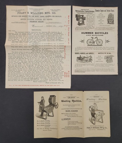 1895 antiche pubblicità - , foley