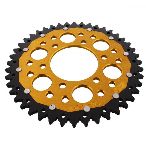 Pignone alluminio oro denti - alluminio, 44