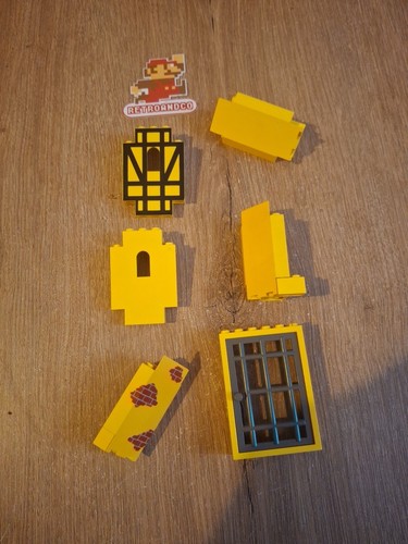Lot mur jaune lego castle - lego,