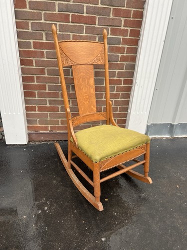 Sedia dondolo vintage - a,