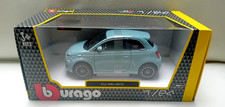 Fiat 500e 500 e 2023 Elettrica Light Blue Blu Burago 1:24 Bburago 1/24