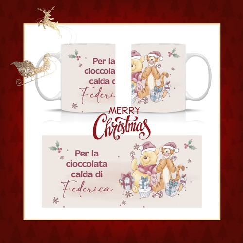 Tazza natalizia personalizzata