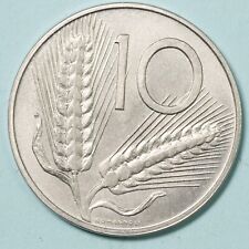 REPUBBLICA ITALIANA 10 LIRE 1991 SPIGHE ROVESCIO CAPOVOLTO RARA FDC ALLUMINIO