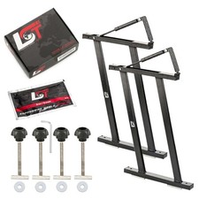 2x Flexboard binari cerniera nera molla a gas per Mercedes Viano W639