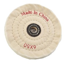 Disco Lucidante 6 Inch Bianco 150mm Flanella Metallo Manutenzione Accessori