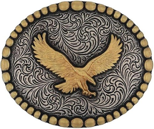 Fibbia per cintura ovale