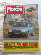 Rivista TORINO MOTORI  nr. 177 FIAT RITMO ABARTH 125TC Maserati Biturbo R9 1982