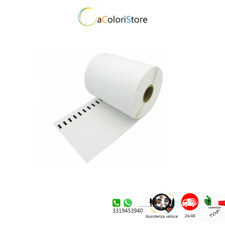 5 rotoli Etichette adesive permanente per DYMO S0904980 104mm*159mm 220pz