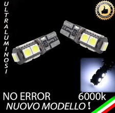 COPPIA LUCI DI POSIZIONE 9 LED CANBUS T10 W5W 6000K NO ERROR ULTRALUMINOSI