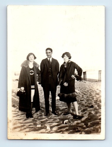 Vecchia foto epoca trio - vecchia,