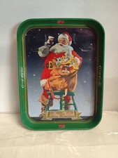 Coca Cola Natale Vassoio Rettangolare Vintage