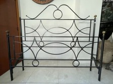 Black Wrought Iron Double Bed