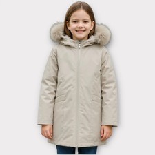 Piumino tecnico con pelliccia