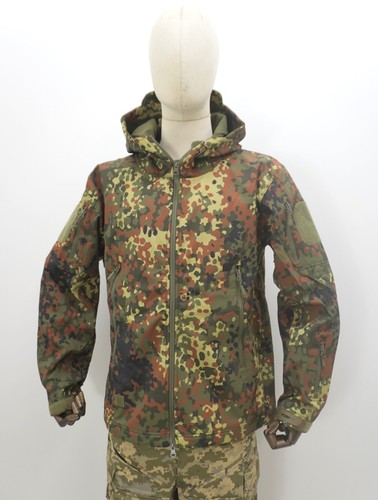 Giacca softshell mimetica