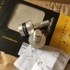 LighTech Estremità Manubrio Contrappesi Bar Ends BMW S1000RR 09-18 S1000R 2014> Argento