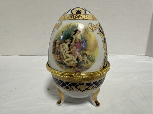 Vtg vecceli porcelain hinged - vecceli,