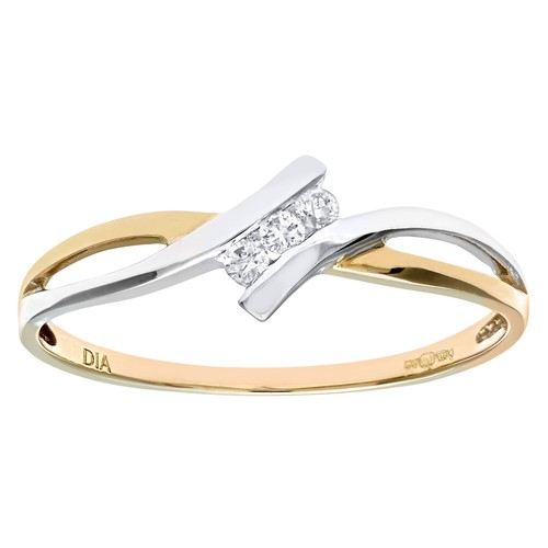 Anello incrociato oro - in,