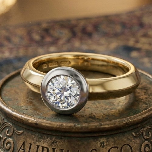 Anello solitario wempe oro 750 - oro,