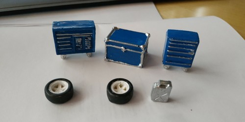 Set cassette attrezzi e - 1/43,