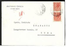 COMMERCIALE (1252) - VITTORIO VENETO Ditta ANTONIO CESCA - FG/Vg 1958