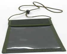 Porta DISTINTIVO Porta Documenti Placc da collo Vega Holster 2WM00 VERDE GDF