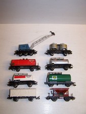 Convolto 8 Vecchi Vagoni Merci