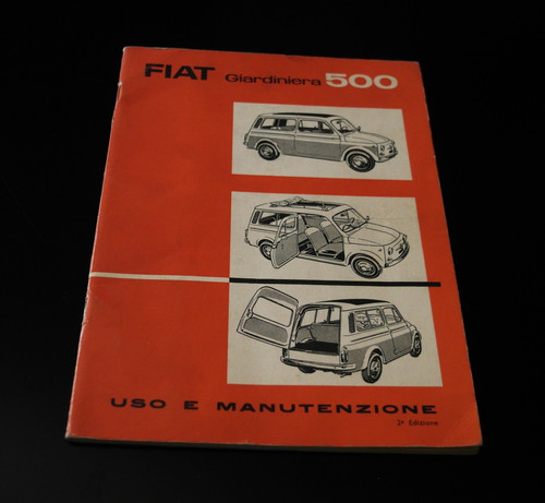 Fiat 500 giardiniera manuale - fiat,