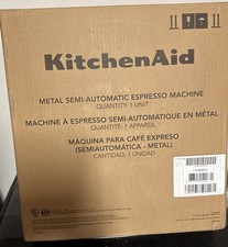Nuova KitchenAid KES6503ER 1,4 L Macchina da espresso semiautomatica in metallo, Rosso Impero