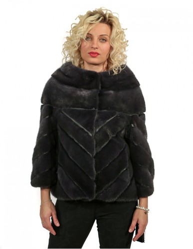 Giacca visone dark - , denim