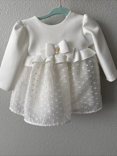 Vestido para bautizo bebé - para, 6m