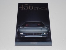 FERRARI 456 GT + GTA DEPLIANT BROCHURE PROSPEKT CON CATALOGO (CS8)