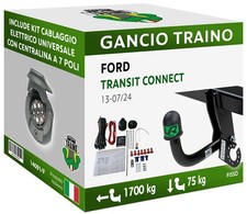 Gancio fisso ford transit - fisso,