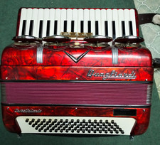 fisarmonica Quagliardi Castelfidardo 80 bassi vintage Rossa - piano Accordion