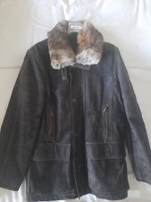 giacca in pelle vera con