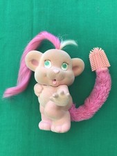 Scatola fiammiferi giocattolo vintage rosa KISS-A-LOVES floccata 1988 uscita EU/UK