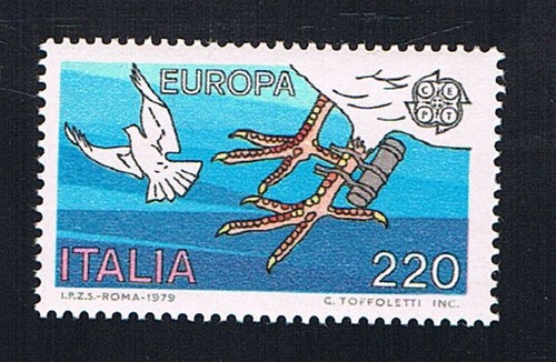 Italia francobollo europa - 1,