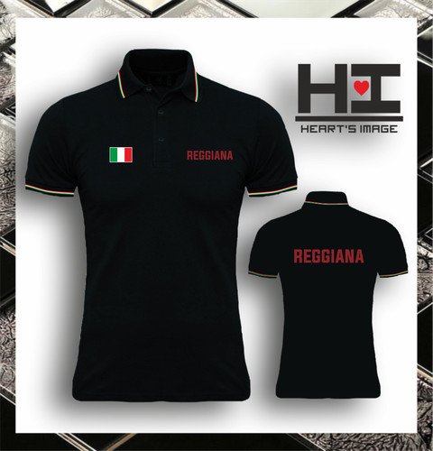 Reggiana polo tricolore tshrt - reggiana,