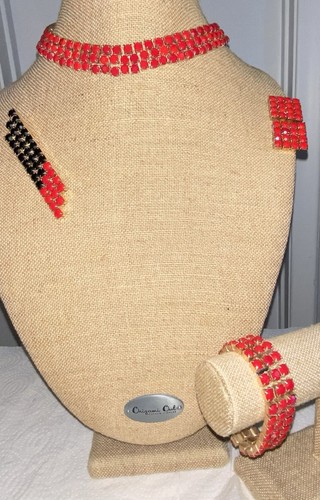 Parure bracciale vetro - bracciale,