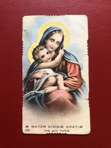 Antico santino mater divinae - santino,,